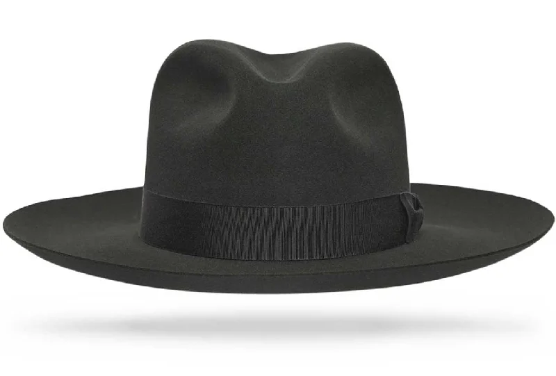 Durable felt hat for long-lasting daily use -Fellini Charcoal