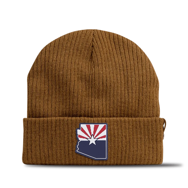 Premium snapback cap with embroidered artwork -Arizona Patriot Series Essential Beanie