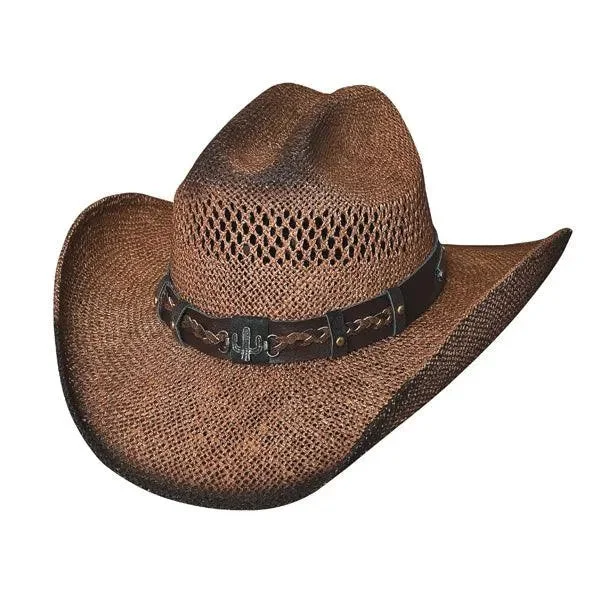 Classic black cowboy hats with elegant ribbon bands for formal western events -Bullhide Out Of The Range - Straw Cowboy Hat