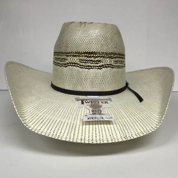 Vintage straw hat for men with classic charm and retro appeal -Twister Bangora 4 1/4 Straw Hat