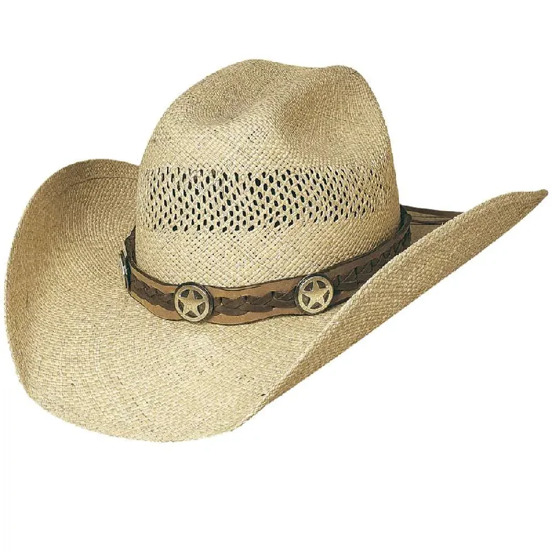 Vintage straw cowboy hats for women with frayed edges for an old-school western vibe -Bullhide Lone Gunman - Shapeable Straw Cowboy Hat