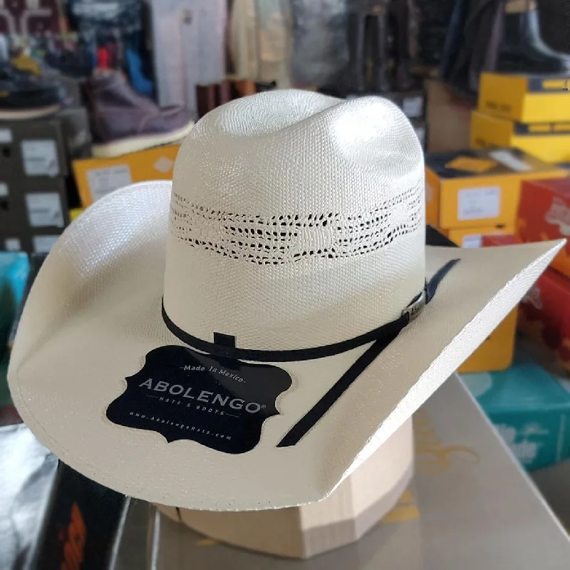 Handmade leather cowboy hats for men with fringe details for a wild, western appeal -High Cattleman Bangora Cowboy Hat