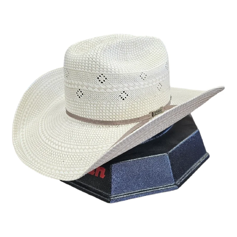 Handcrafted straw beach hat for women with elegant design and casual appeal -AMERICAN HAT CO. STRAW HAT - #TC 8860