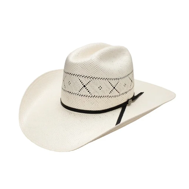 Lightweight straw hat for men with casual style and sun protection for travel -Rusty 20X Straw Hat