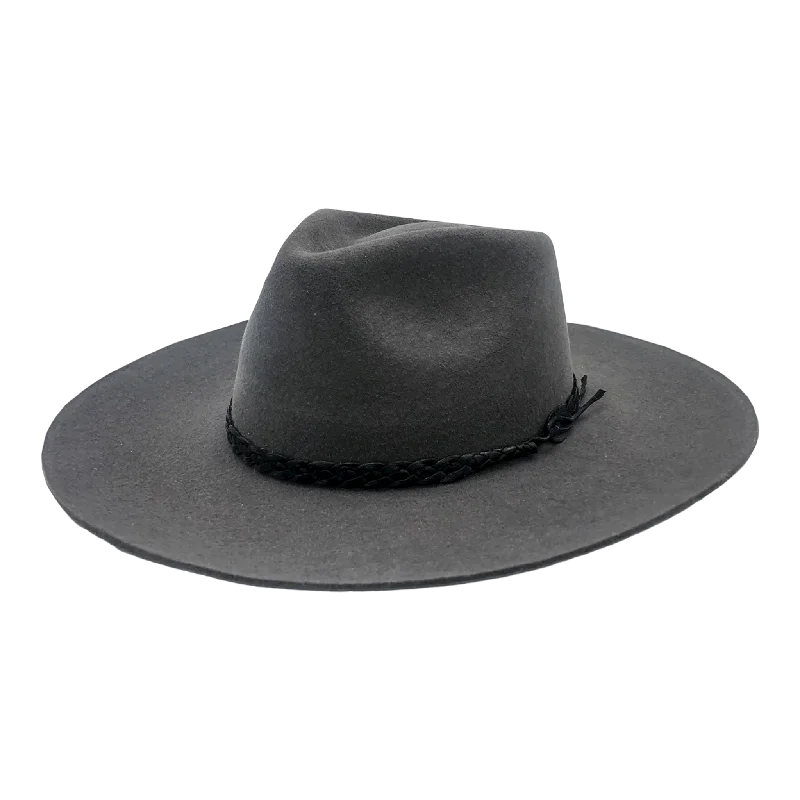 Classic wool felt hat for everyday classics -Le Souk - Gunmetal