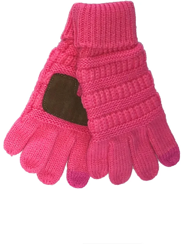 Embroidered sports cap for team pride display -G-20-KIDS NEW CANDY PINK GLOVES