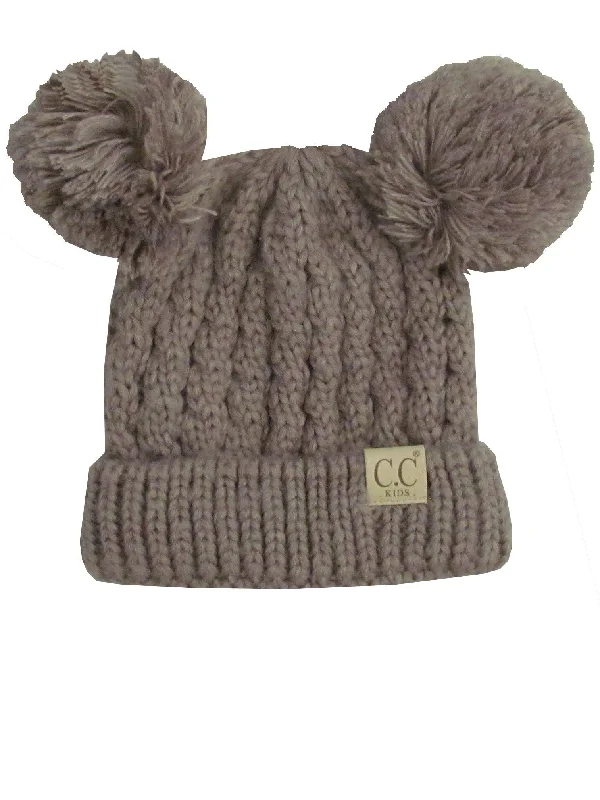 Adjustable strap cap for custom size comfort -Kid-24 Taupe