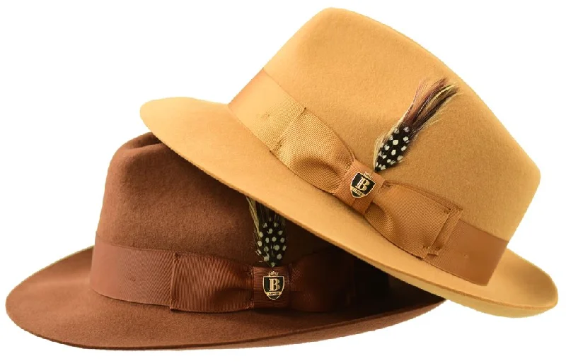 Timeless fedora hats for women with vintage-inspired designs and felt material -Fabio Collection