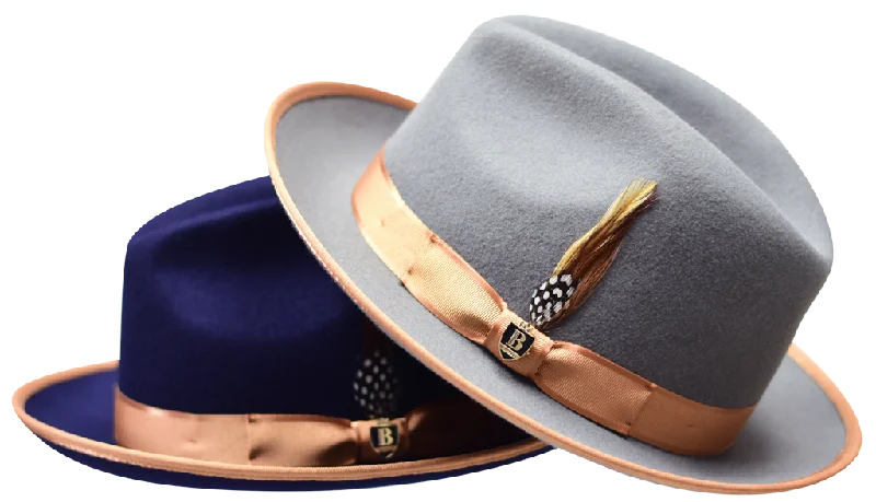 Fedora hats for women with floral accents for a feminine touch -Hi Boi Collection