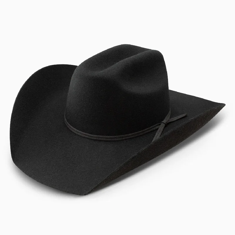 Stylish felt hat with modern brim curve -Rodeo Jr. Youth Wool Felt Cowboy Hat