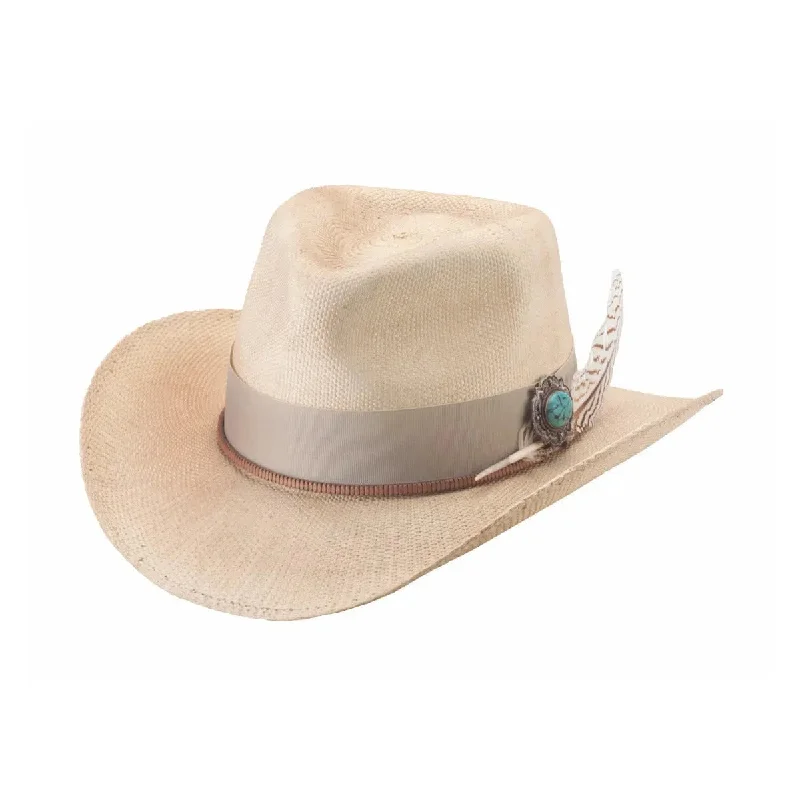 Trendy cowboy hats for men with minimalist styles for a modern western appeal -Bullhide Joy Of My Life - Bangora Straw Cowgirl Hat