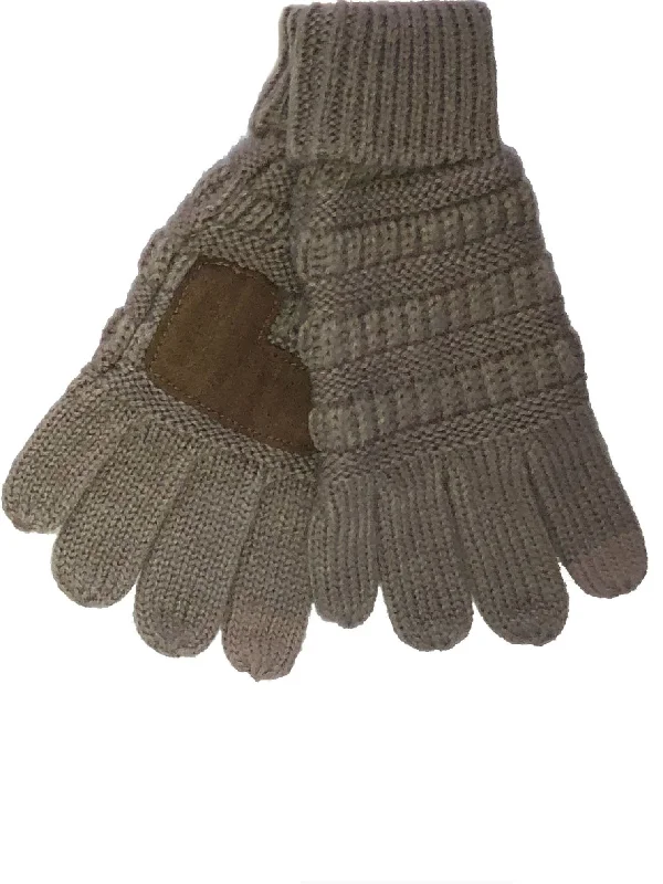 Graphic dad cap for quirky personality shine -G-20-KIDS TAUPE GLOVES