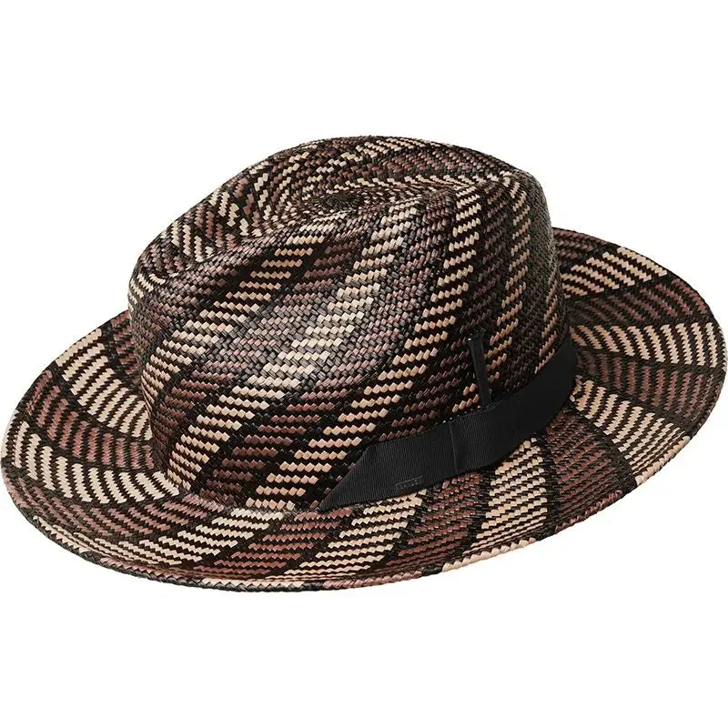 Classic fedora hats for women with neutral tones for versatile fashion -Bailey Giles Genuine Panama Straw Fedora