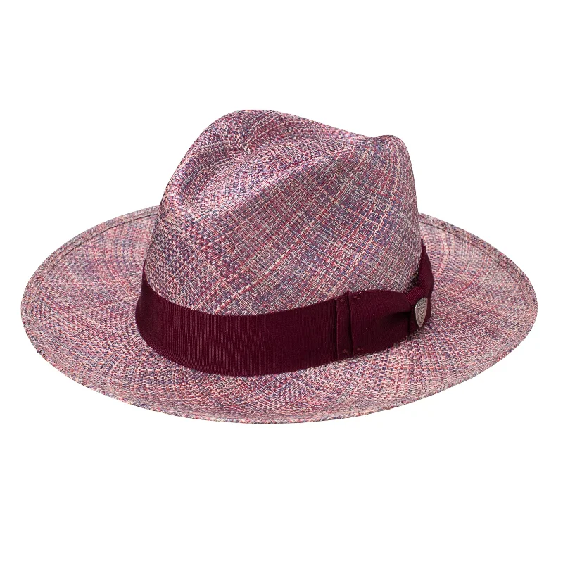 Classic felt fedora hats for men with wide brim for formal style -Dobbs Summertime Stroll (Limited Edition) Straw Fedora