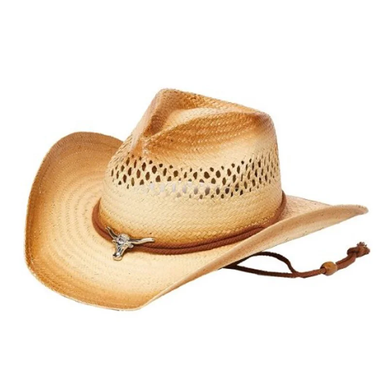 Simple straw fedora for men with traditional styling and lightweight construction -Saddleback Toyo Straw Hat