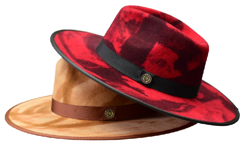 Designer fedora hats for men with stylish feather details for added flair -Machiatto Collection