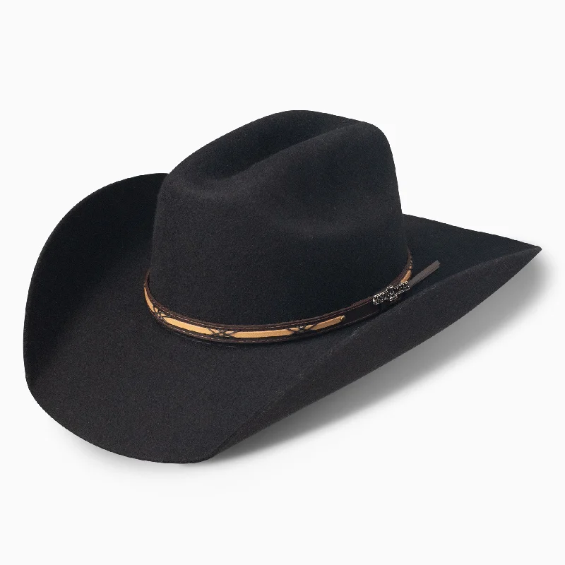 Affordable felt hat with simple chic look -Amarillo Sky Jr. - Jason Aldean Youth Wool Felt Cowboy Hat