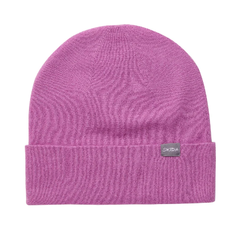 Warm wool cap for cold weather days -Lupine | Cashmere Wheelock Knit