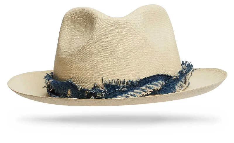 Handcrafted straw beach hat for women with elegant design and casual appeal -Montecristi Capri