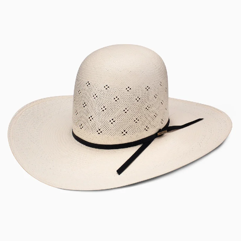 Beach-ready straw sun hat for women with wide brim and chic style -20X Conley 4 1/2" Brim Cowboy Hat