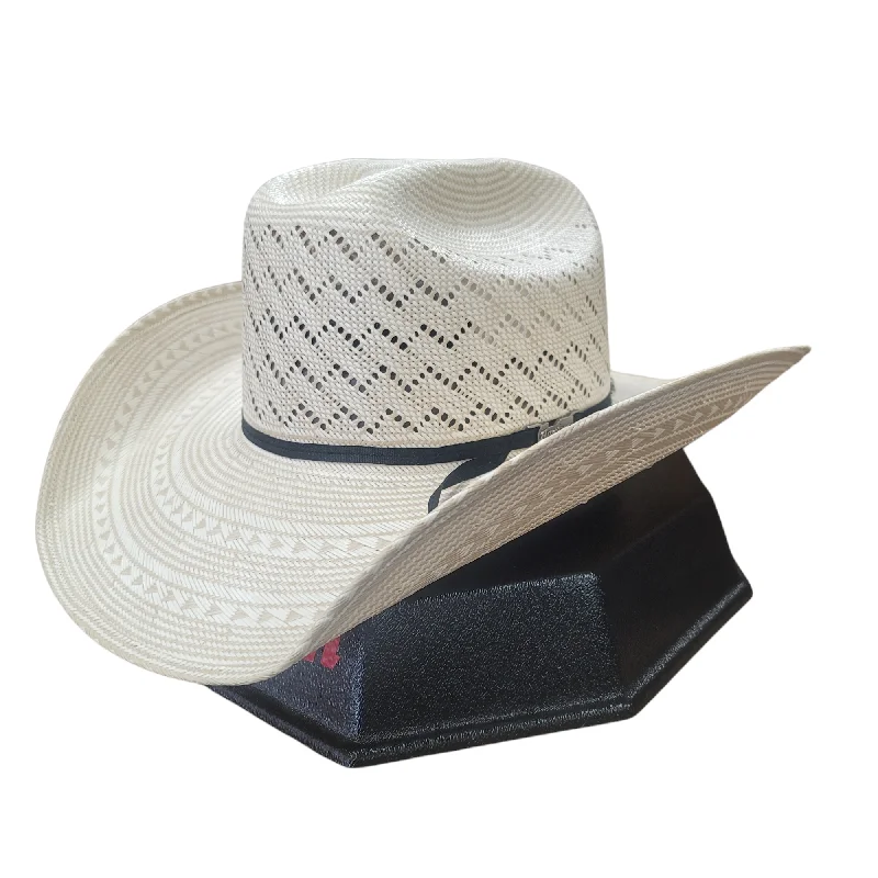 Casual straw bucket hat for men with laid-back look for summer wear -American Hat Co. Straw Hat - #6200