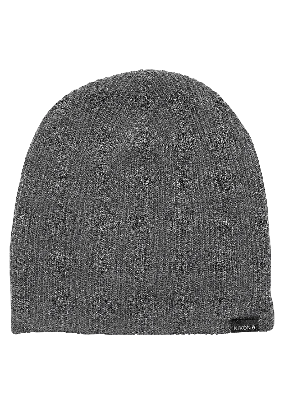 Mesh dad cap for ventilated hot days -Compass Beanie - Charcoal Heather