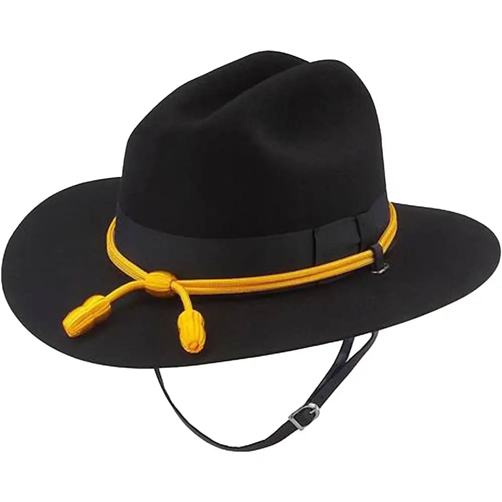 Durable cowboy hats for men with weather-resistant finishes for outdoor wear -Larry Mahan's Cavalry - (4X) Fur Felt Cowboy Hat