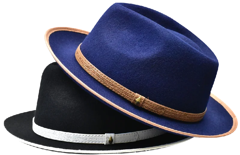 Elegant wool fedora hats for women with warm fabric for fall and winter wear -Toledo Collection