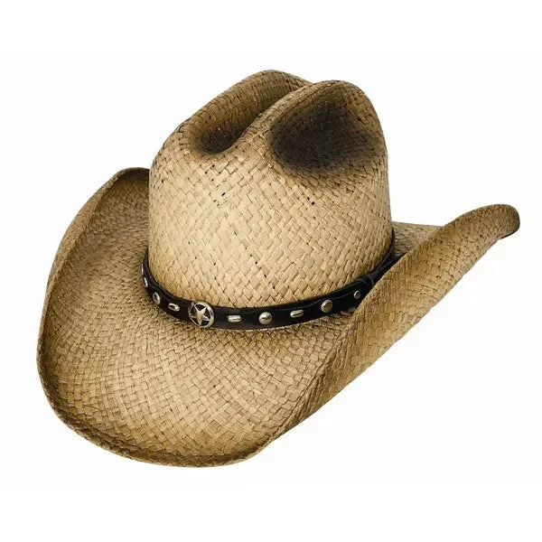 High-quality straw cowboy hats for summer with breathable materials for comfort -Bullhide OK Corral - Straw Cowboy Hat