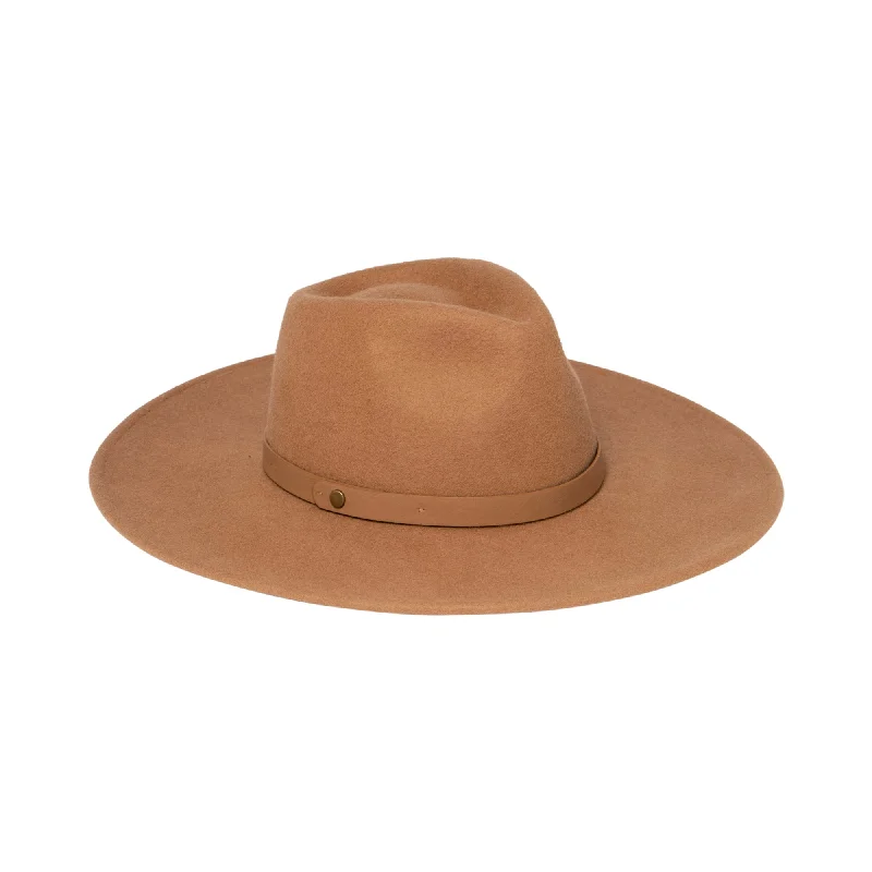 Lightweight wool fedora hats for women with breathable materials for all-day wear -The Ramona - Women's Wool Felt Fedora