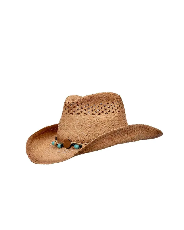 Casual straw bucket hat for women with comfortable design for all-day wear -Mesquite Straw Hat