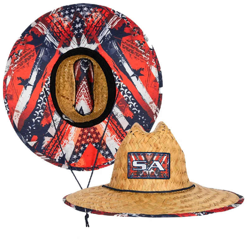 Designer straw sun hat for men with luxurious design and high-quality material -Under Brim Straw Hat | USA 2.0