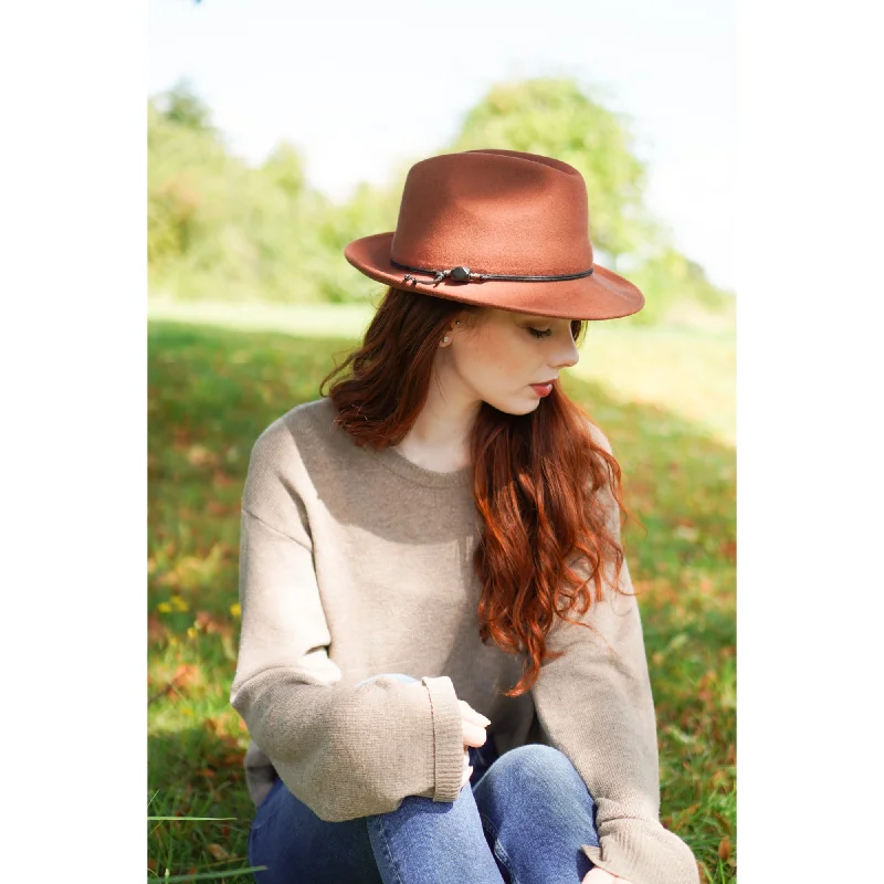 Classic wool felt hat for cold winter days -The Bronte - Felt Hat