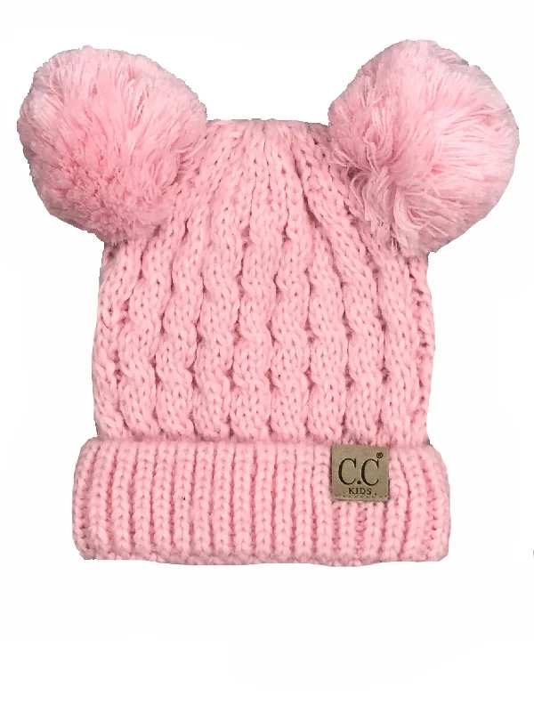 Fitted cap for snug personalized fit -Kid-24 Pale Pink