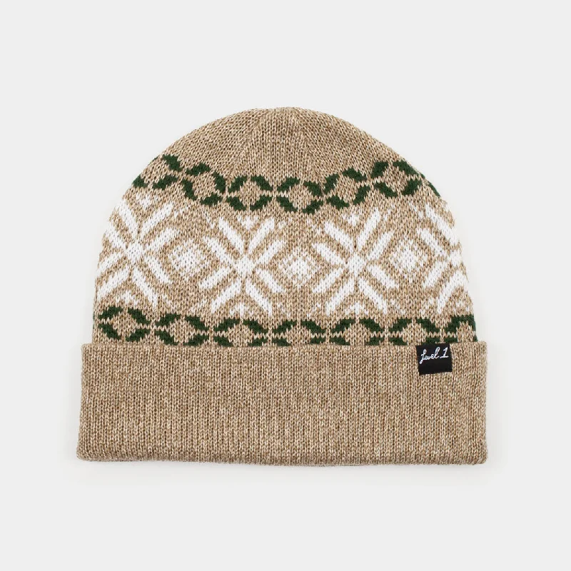 Washed cap with soft vintage feel -Level 1 × Autumn Headwear Roots Beanie