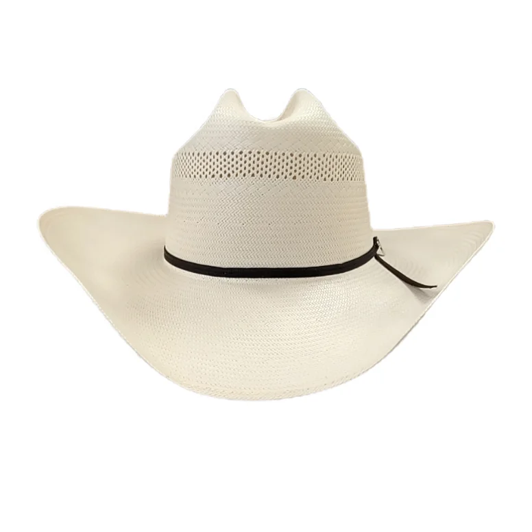 Classic straw sun hat for women with wide brim and stylish accent -Resistol Straw Hat - USTRC Big Money