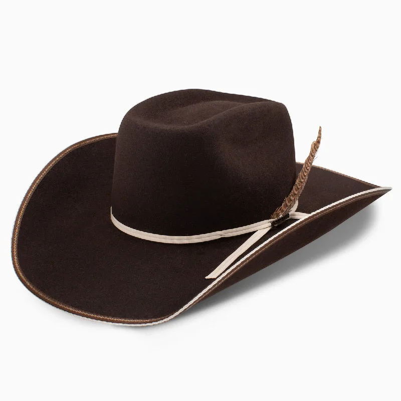 Lightweight felt hat with adjustable band fit -4X Snake Eyes B - Tuff Hedeman Cowboy Hat