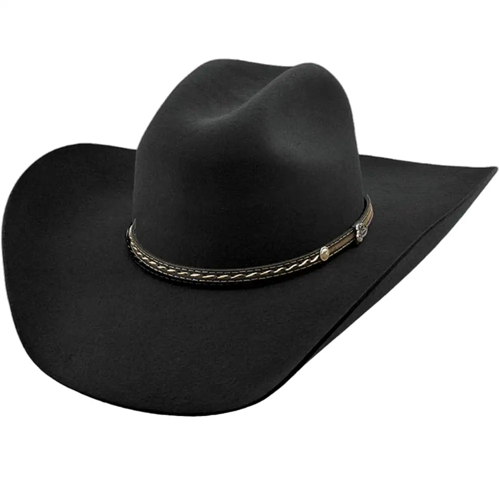 Stylish cowboy hats for women with custom metallic finishes for a glamorous touch -Justin Crowell - (6X) Fur Felt Cowboy Hat