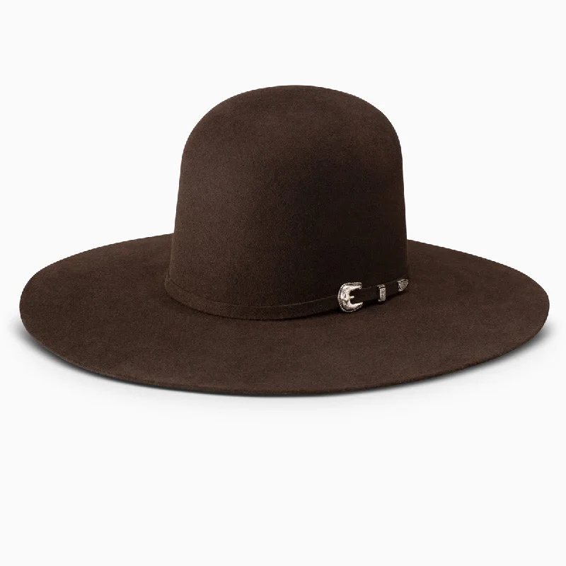 Stylish felt hat with wide brim elegance -Brockton Youth Cowboy Hat