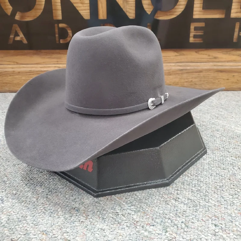 Breathable wool felt hat for warm climates -American Hat Co. - 7X Steel Felt Cowboy Hat - 4 1/2" Brim