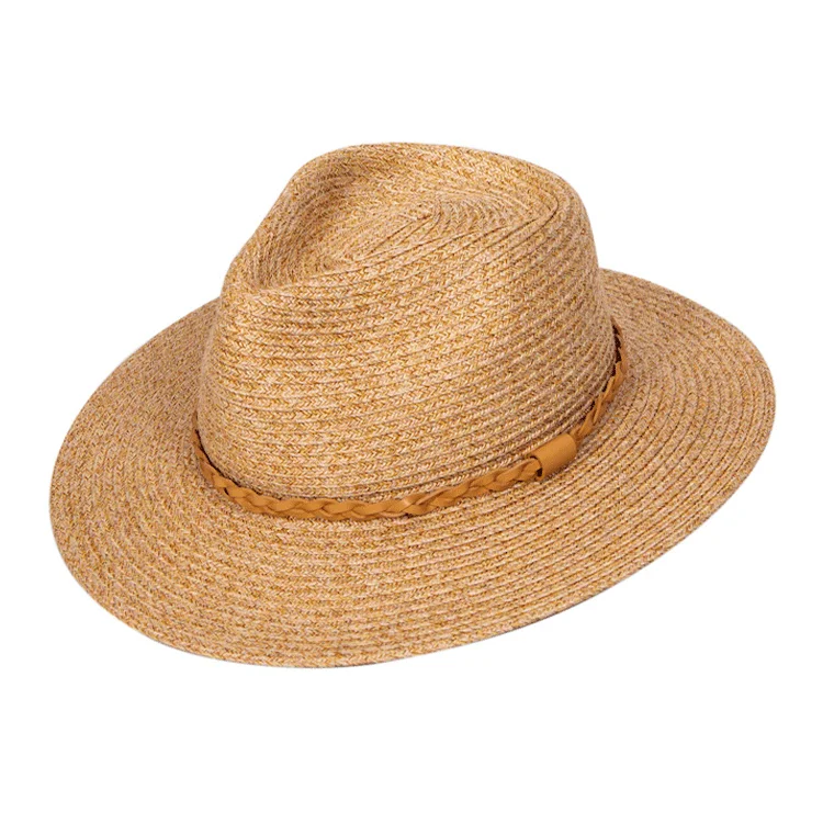 Timeless fedora hats for men with understated designs and neutral tones -ooGee Dingo Creek Fedora - Apricot