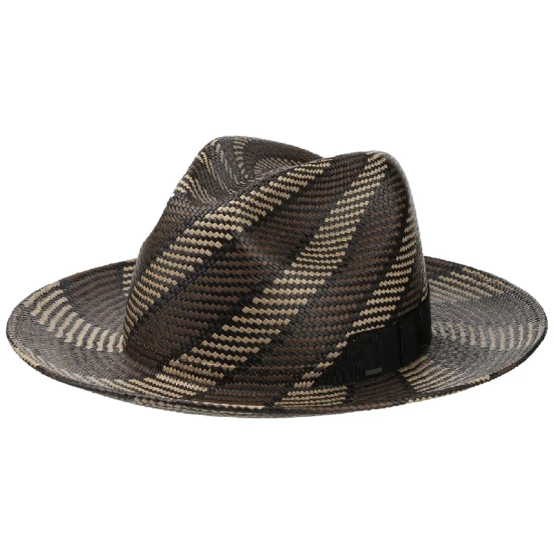 Vintage straw hat for men with classic charm and retro appeal -Giles Panama Hat by Bailey 1922