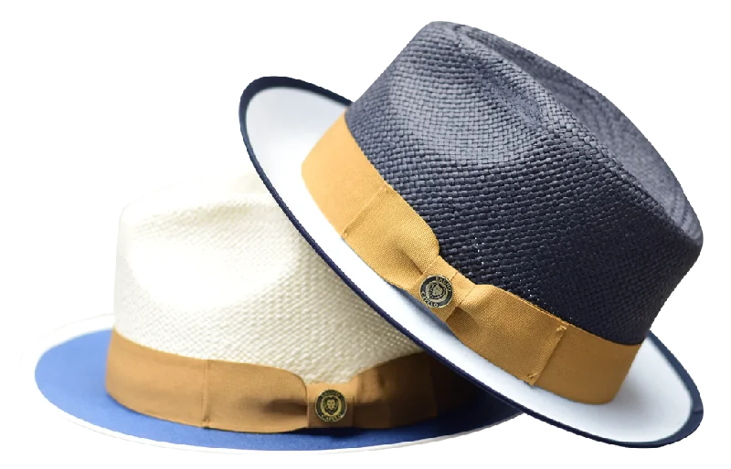 Custom wool fedora hats for women with personalized patches and custom designs -Sebastian Collection