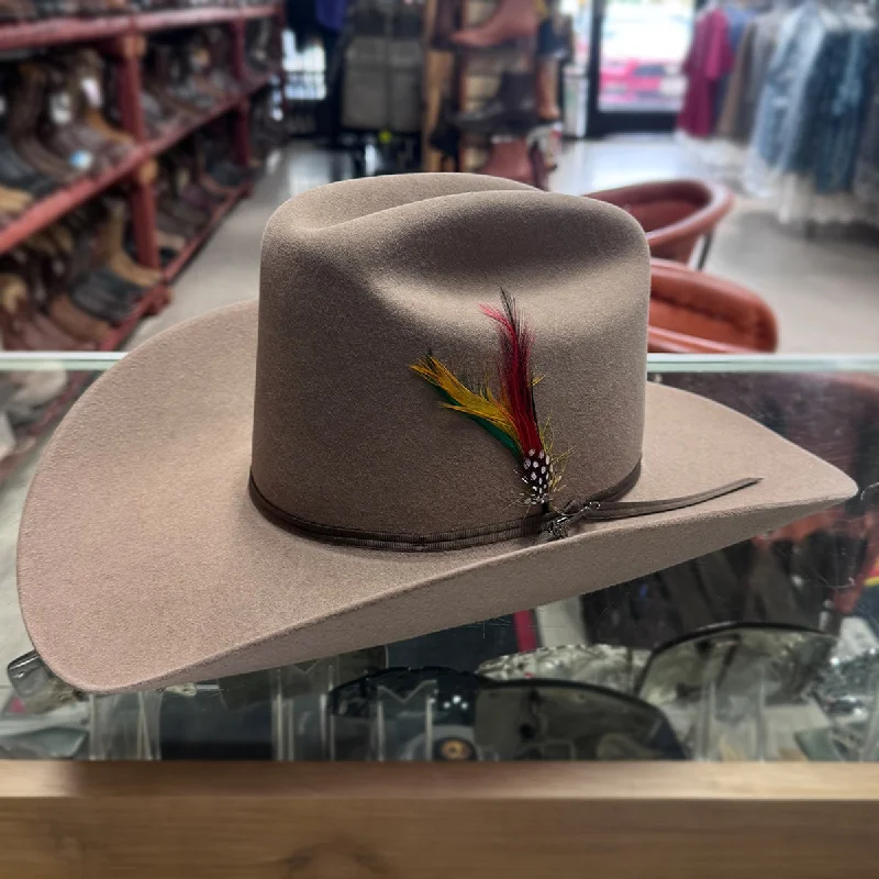 Luxury cowboy hats with premium leather construction for a fashionable and sturdy design -Rancher 6x Sahara