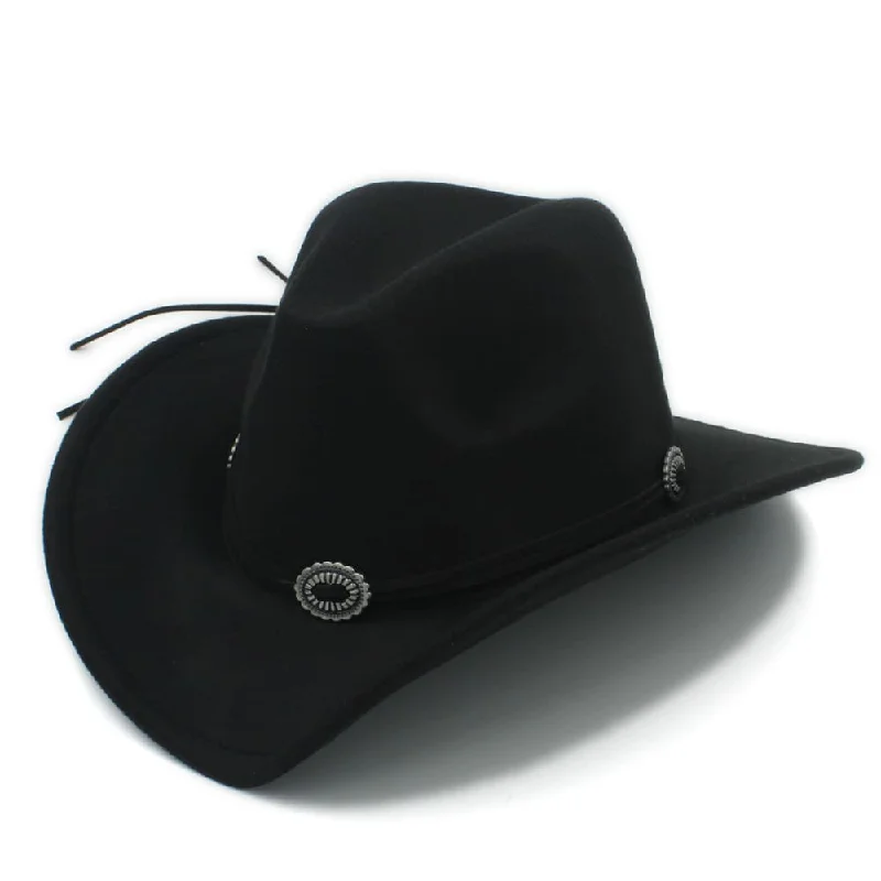 Soft wool cowboy hats for women with comfortable lining and stylish finish -El Paso Wool Cowboy Hat