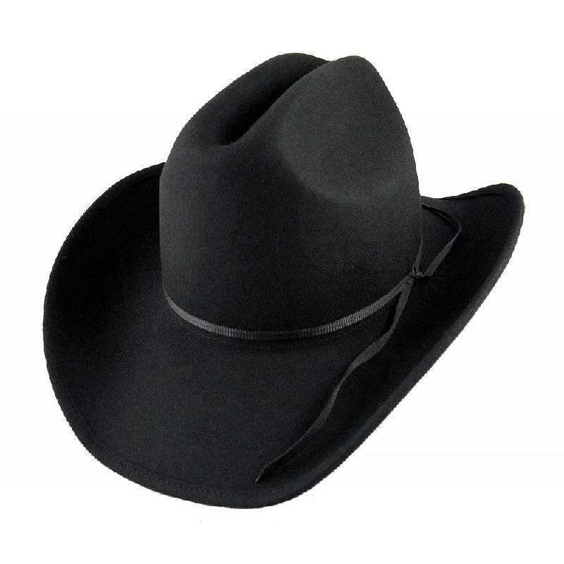 Adjustable straw cowboy hats for men with elastic bands for flexible fit -Jaxon & James Western Cowboy Hat Wholesale Pack