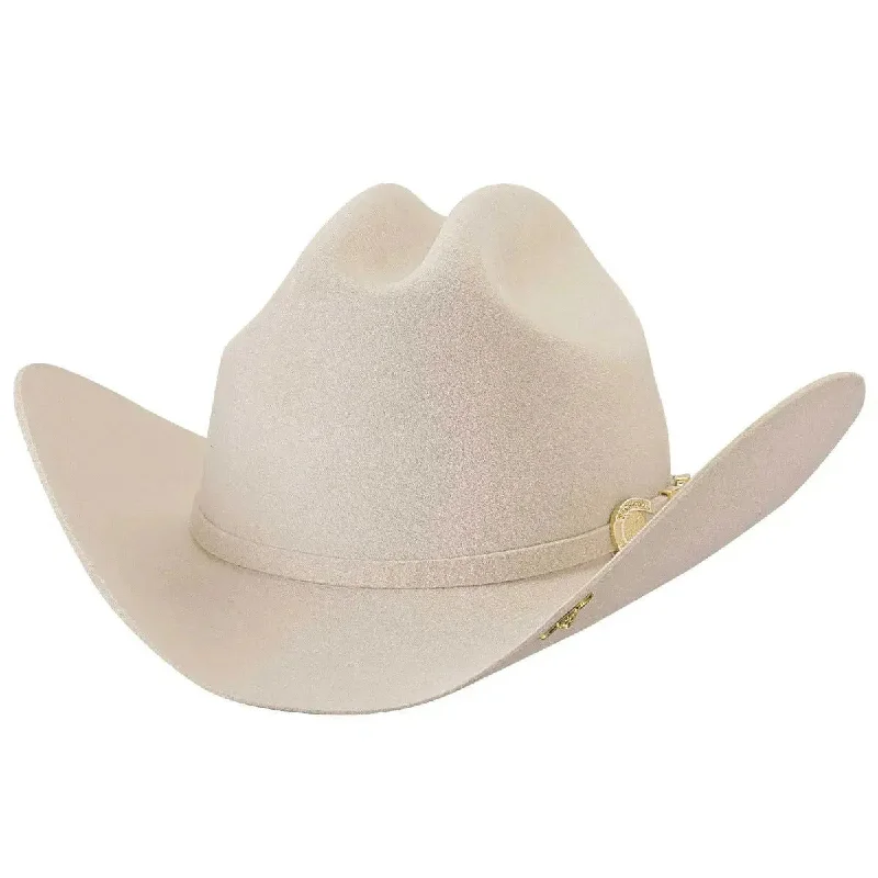 Wide-brim cowboy hats for men with breathable material for outdoor adventures -Bullhide 24 Kilates - (8X) Fur Felt Cowboy Hat