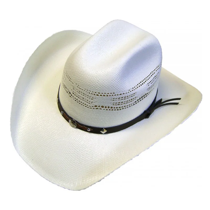 Comfortable straw hat for men with adjustable strap and breathable design -50X Bangora Silverton