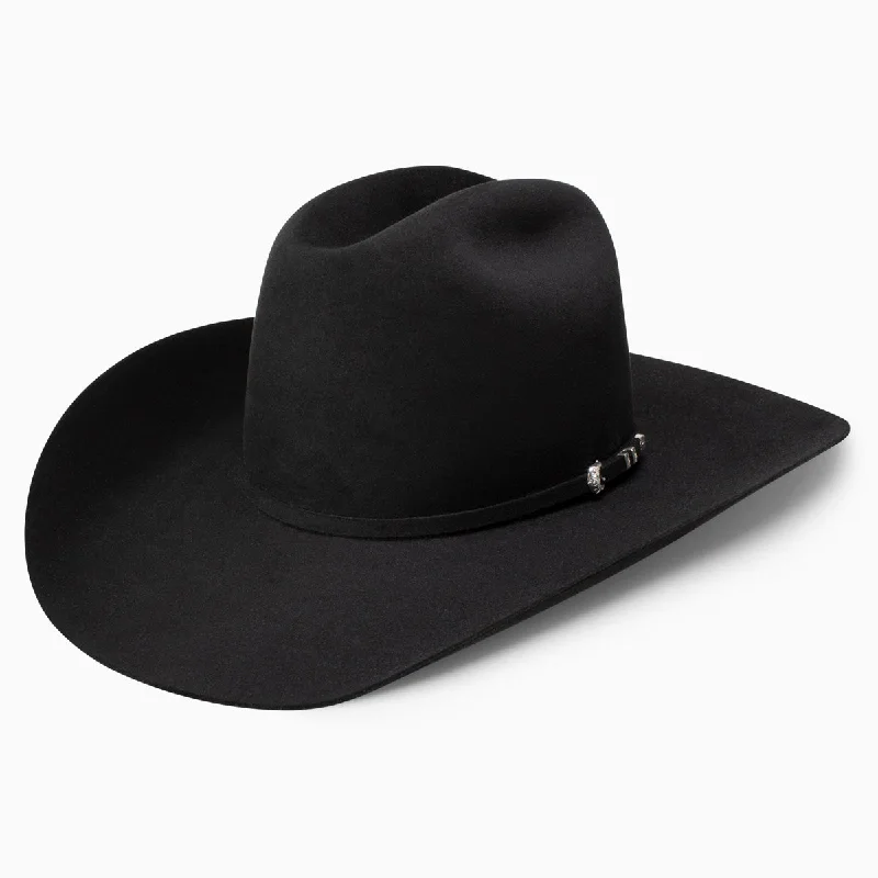 Bold felt hat with striking pattern details -40X Arena Cowboy Hat