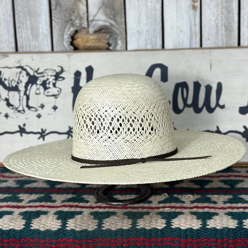 Fashionable cowboy hats for men with intricate woven designs for a custom touch -Rodeo King Jute 5" Brim